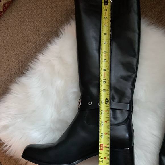 MICHAEL Michael Kors Heather Black Leather Boot size - Picture 11 of 12